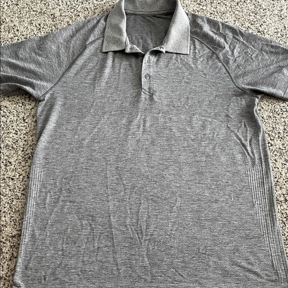 lululemon athletica Other - Lululemon gray vent collared shirt wicking material men’s size medium